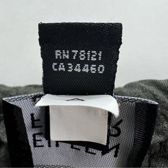 Eileen Fisher Lagenloock Silk Tussah Open Front Rich Olive Blazer Jacket Small - Picture 9 of 13